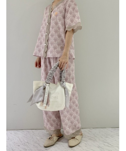 「SNIDEL HOME」 トートバッグ FREE ライトピンク レディース_画像4