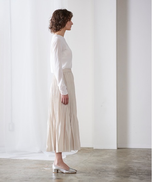 「Marilyn Moon」 プリーツスカート FREE アイボリー レディース_画像5