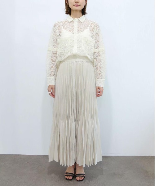 「Marilyn Moon」 プリーツスカート FREE アイボリー レディース_画像8