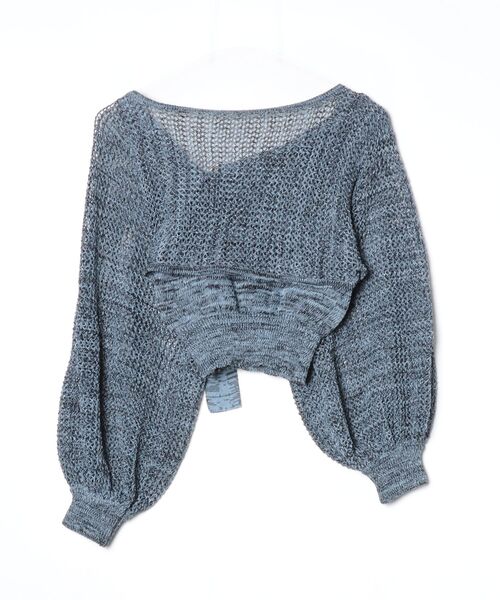 「jouetie」 ニットアンサンブル MEDIUM ブルー レディース_画像2