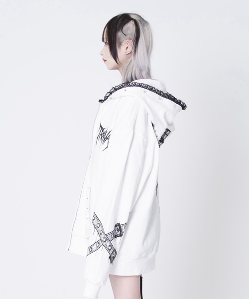TRAVAS TOKYO MADパーカー白 TRAVAS TOKYO（トラバストーキョー） パーカー 「TRAVAS TOKYO
