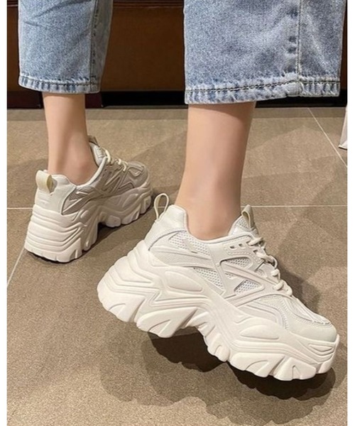 inst.ALL スニーカー 厚底ダッドスニーカー レディース : ZOZOTOWN