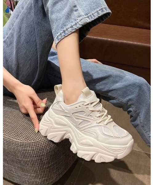 inst.ALL スニーカー 厚底ダッドスニーカー レディース : ZOZOTOWN