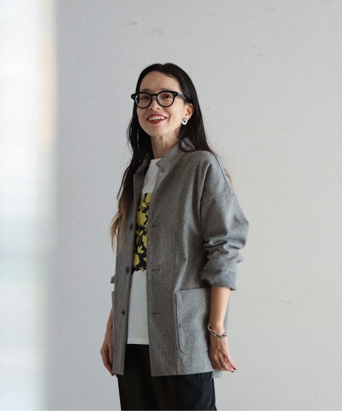 「FIL DE FER」 ジャケット FREE ライトグレー レディース_画像2