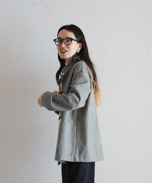 「FIL DE FER」 ジャケット FREE ライトグレー レディース_画像3