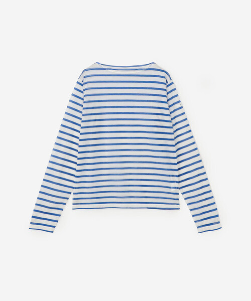 tシャツ ORCIVAL | シースルー ボートネック長袖カットソー WOMEN レディースの画像