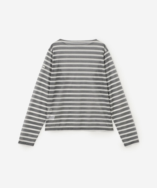 tシャツ ORCIVAL | シースルー ボートネック長袖カットソー WOMEN レディースの画像