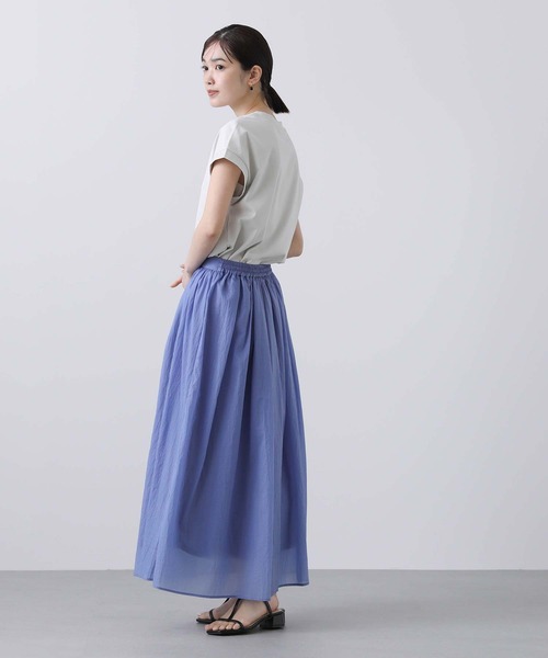 「Gready Brilliant」 「AuieF」半袖カットソー 38 チャコールグレー レディース_画像3