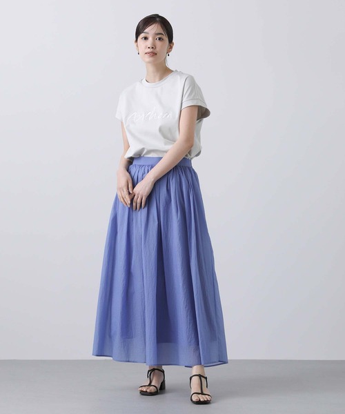 「Gready Brilliant」 「AuieF」半袖カットソー 38 チャコールグレー レディース_画像5