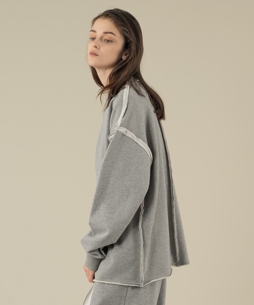 「selle glant」 スウェットカットソー LARGE 杢グレー メンズ_画像3