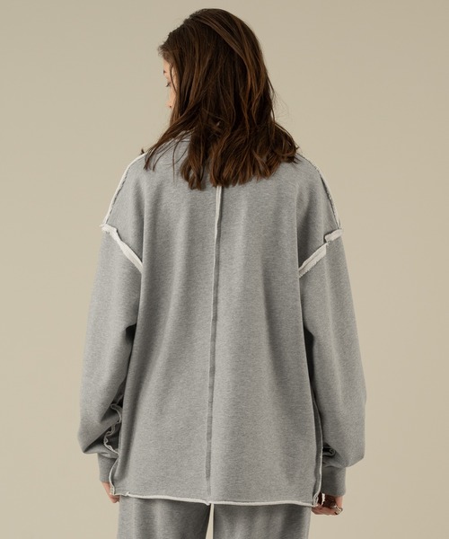 「selle glant」 スウェットカットソー LARGE 杢グレー メンズ_画像4