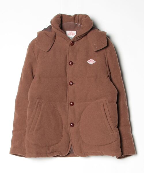 DANTON ウールジャケット ブラウン サイズ38 Danton（ダントン） ジャケット 40 ブラウン レディース : ZOZOTOWN