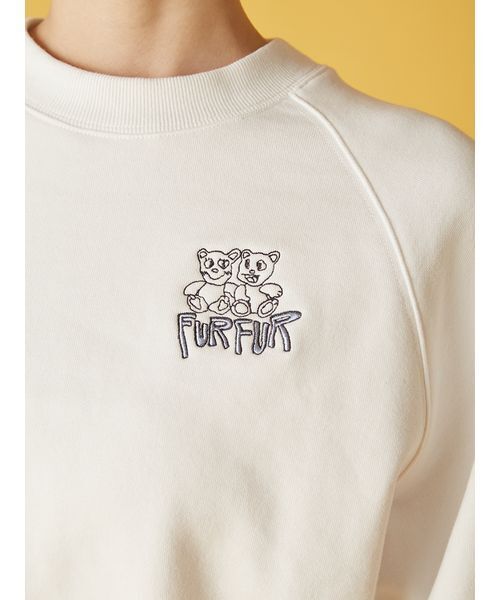 FURFUR（ファーファー） トレーナー スウェット ファニーモチーフ刺繍 