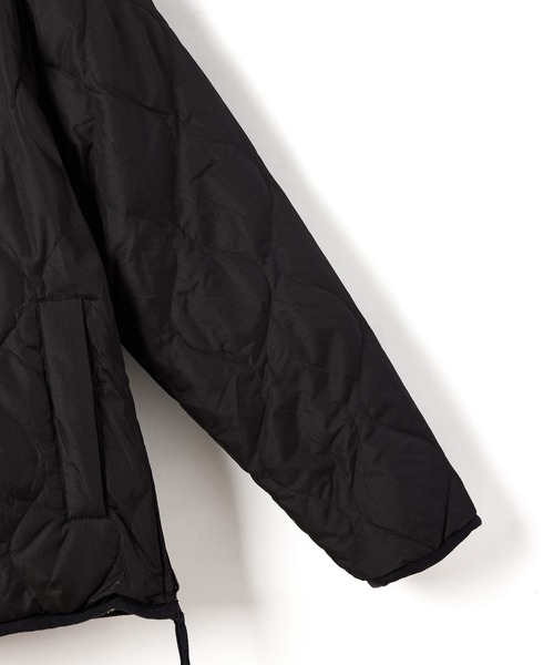 「TAION」 キルティングブルゾン M オリーブ レディース_画像5