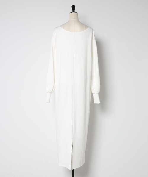 「Bonjour Sagan」 長袖ワンピース FREE チャコールグレー レディース_画像5