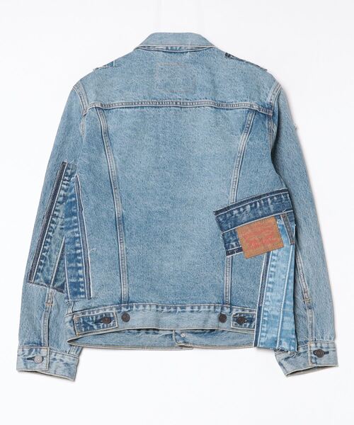 「Levi's」 デニムジャケット X-LARGE オレンジ メンズ_画像3