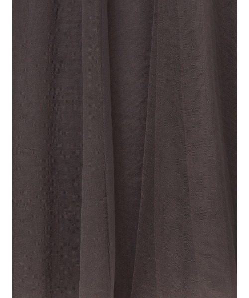 「anuans」 フレアスカート SMALL チャコールグレー レディース_画像6