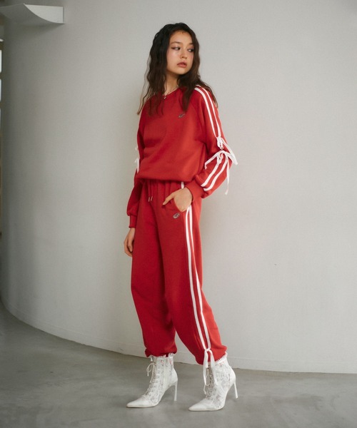 「ACLENT」 スウェットパンツ FREE ブラック レディース_画像5