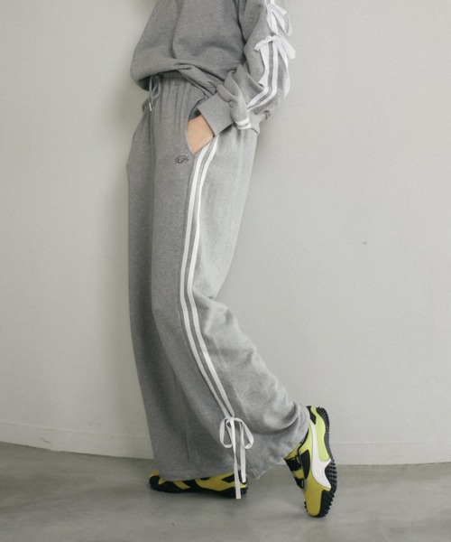 「ACLENT」 スウェットパンツ FREE ブラック レディース_画像8