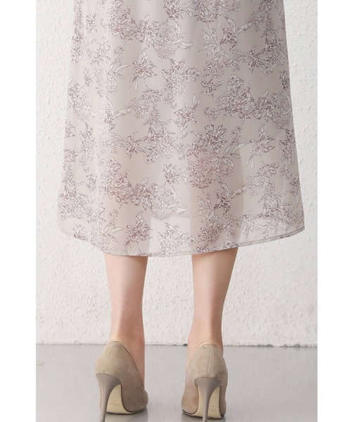 「Cinderella」 長袖ワンピース LARGE グレー レディース_画像9