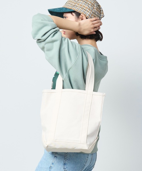 llbean deluxe tote トールサイズ　キャンバストートバッグ 80'S L.L.BEAN Deluxe Tote Bag TALL SAIZE NAVY/GREEN 80年代