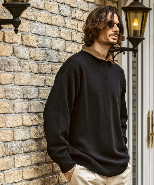 「JH junhashimoto」 長袖編み物 X-LARGE 米国海軍 メンズ