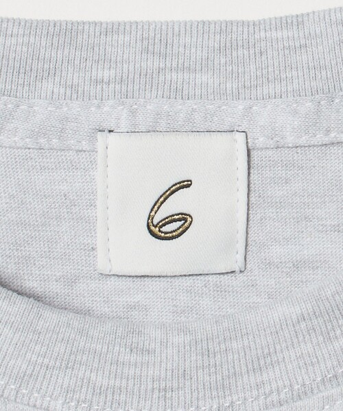 6 tシャツ 「6(ROKU)」NEW YORK PHOTO GRAY ロングスリーブTシャツ