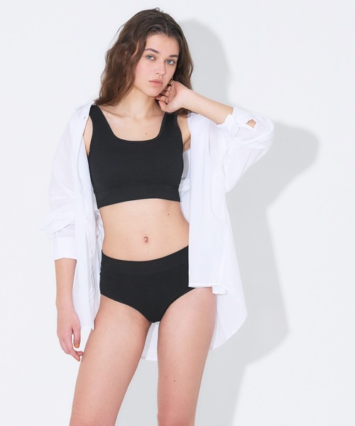coca（コカ） タンクトップ ノースリーブ OUT BRA クロップドタンク