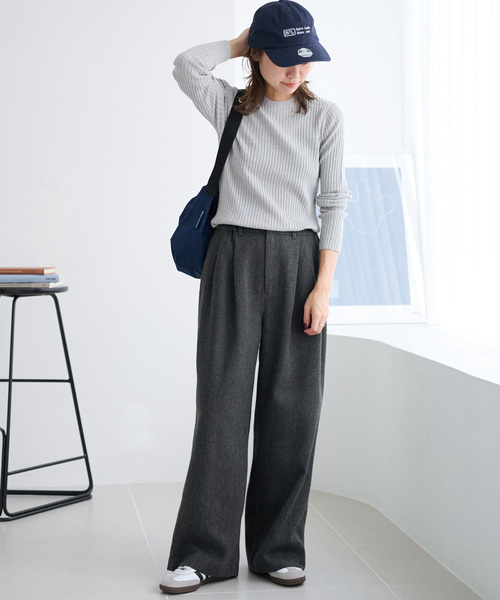 「JOURNAL STANDARD relume」 スラックス 38 グレー レディースの画像