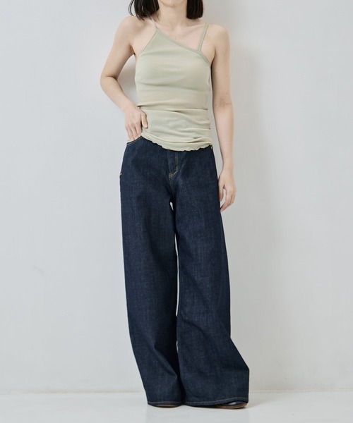 く*ま様 HAKUJI コットンリネン キャミソール HAKUJI（ハクジ） キャミソール 「HAKUJI/ハクジ」Twist cotton bra