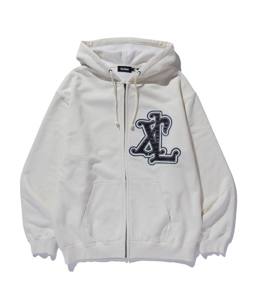 XLARGE（エクストラ ラージ） ジップアップパーカー M オフホワイト