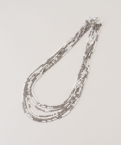 ネックレス JEAN FRANCOIS MIMILLA ジャンフランソワミミラ Steel Beads ＆ SteeネックレスCOL159 レディースの画像