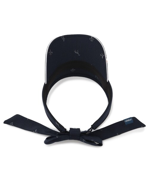 adabat（アダバット） サンバイザー レディース 「ADABAT NAVY」飛び柄