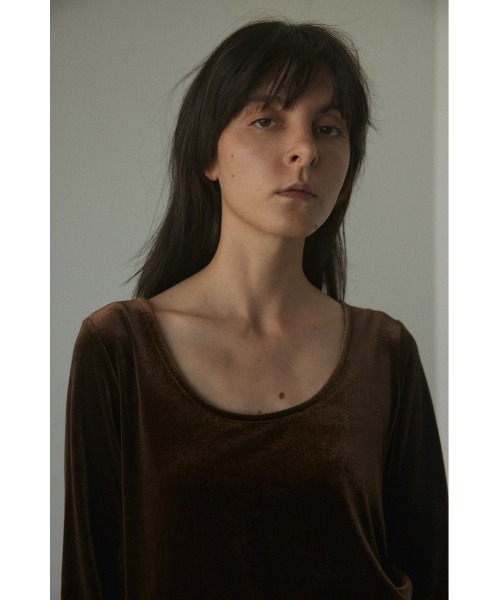 「BLACK BY MOUSSY」 長袖ワンピース FREE グレー レディース_画像8