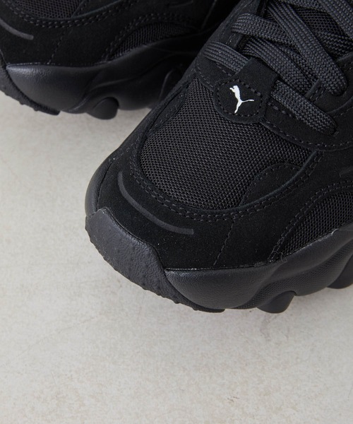 「ear PAPILLONNER」 「PUMA」ローカットスニーカー 24.5cm ブラック レディース_画像5