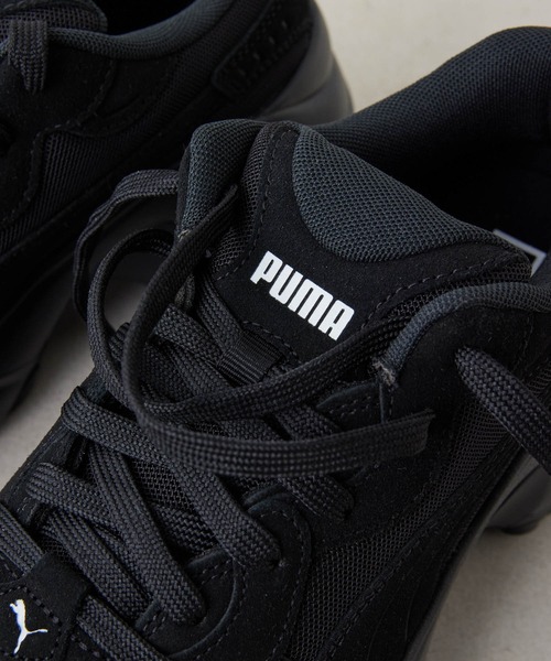 「ear PAPILLONNER」 「PUMA」ローカットスニーカー 24.5cm ブラック レディース_画像8
