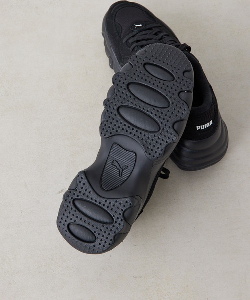 「ear PAPILLONNER」 「PUMA」ローカットスニーカー 24.5cm ブラック レディース_画像9