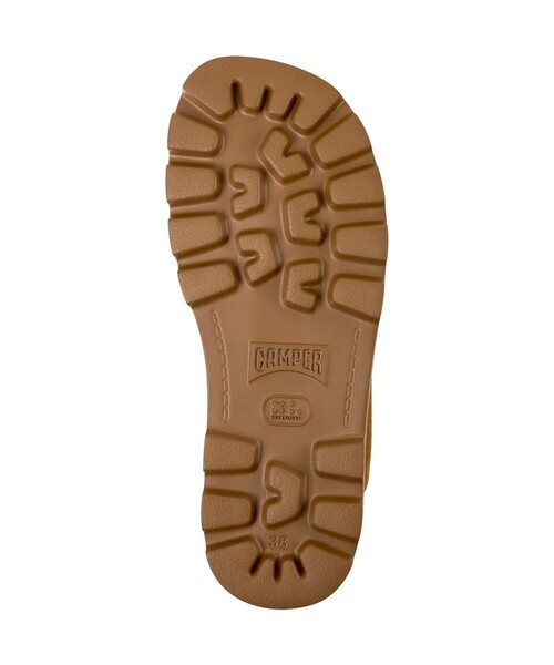 「CAMPER」 フラットサンダル 24.0cm キャメル レディース_画像4