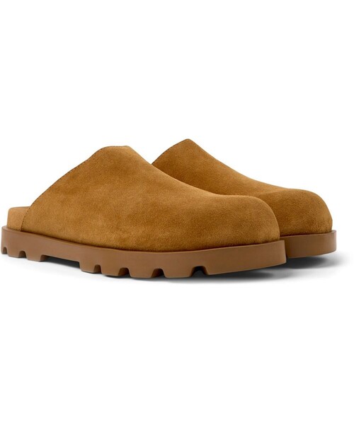 「CAMPER」 フラットサンダル 24.0cm キャメル レディース_画像8
