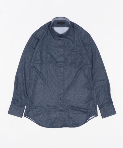 「TAKA-Q」 長袖シャツ - ネイビー メンズ_画像2