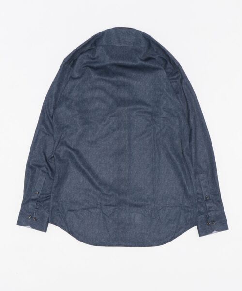「TAKA-Q」 長袖シャツ - ネイビー メンズ_画像3