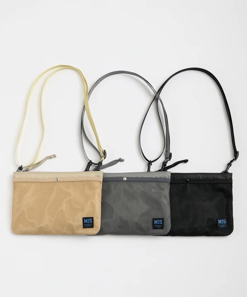 MIS　エムアイエス　ショルダーポーチ　ショルダーバッグ　ショルダー　ポーチ MIS（エムアイエス） ショルダーバッグ バッグ 「MIS」MESH POCKET