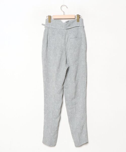 「mame」 テーパード パンツ 1 グレー レディース_画像2