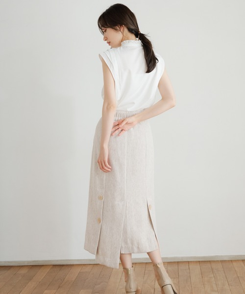 「LADYMADE」 ノースリーブブラウス FREE オフホワイト レディース_画像5