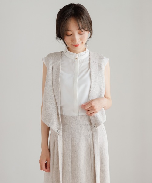 「LADYMADE」 ノースリーブブラウス FREE オフホワイト レディース_画像6