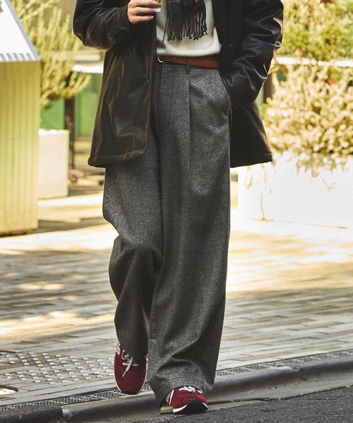 「EMMA CLOTHES」 スラックス M チャコールグレー メンズ_画像2