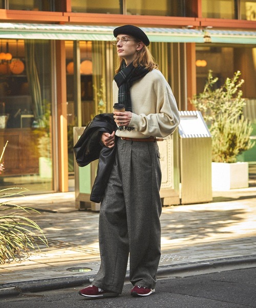 「EMMA CLOTHES」 スラックス M チャコールグレー メンズ_画像6
