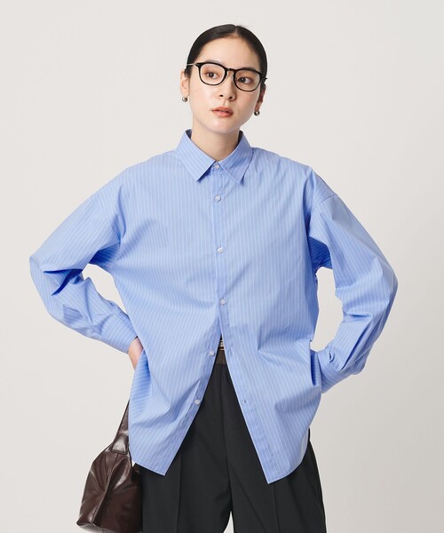 【新品タグ付】 ユナイテッドアローズ 近年モデル シャツ ストライプ BEAUTY＆YOUTH UNITED ARROWS ブラウス シャツ 「WEB限定」ストライプ