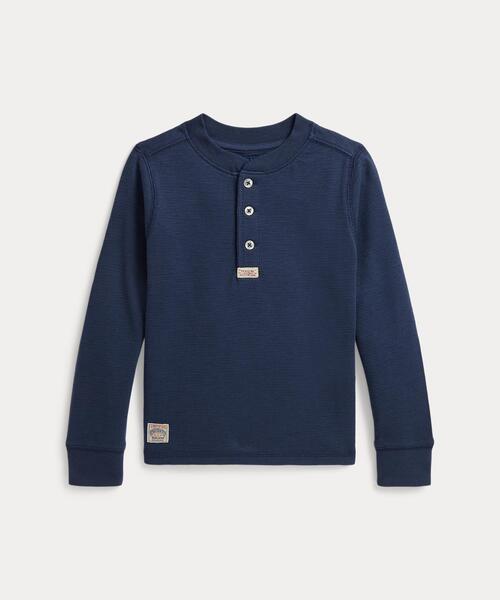 そ*う様 RRL ヘンリーネック ワッフルカットソー Ralph Lauren Polo Ralph Lauren Childrenswear ラルフローレン ヘンリーネック t