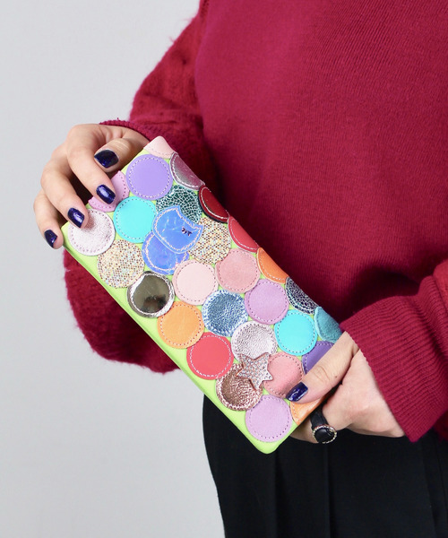 tsumori chisato CARRY 財布 新マルチドット 長財布 レディース